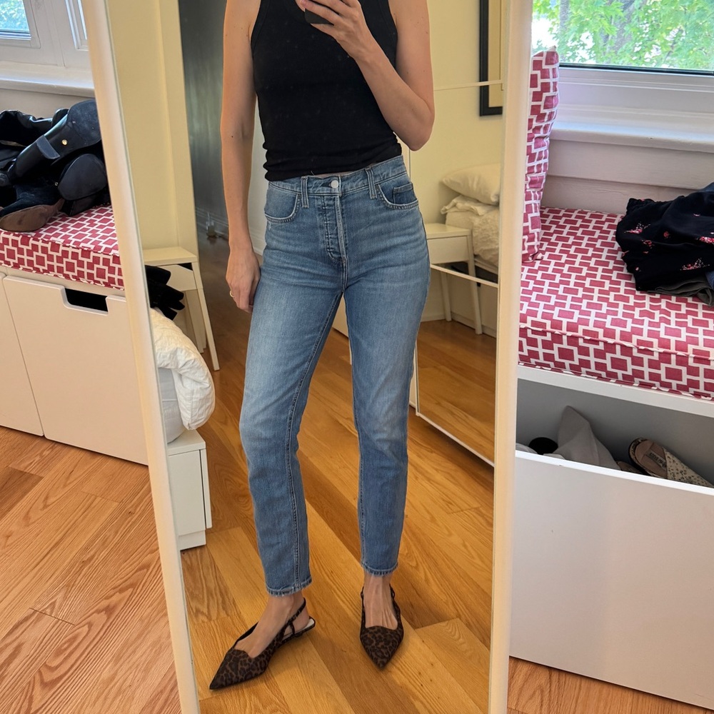 Denim Forum High Rise Light Blue Jeans